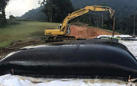 What are the installation procedures of dewatering tube?
