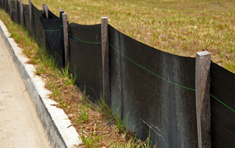 Silt Fence at Construction Sites